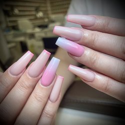 Lovely Nails & Spa - Coffin shaped nails