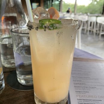 Upstairs Bar & Lounge - Spicy mezcal Paloma - Lounges Near Me - Houston, Texas