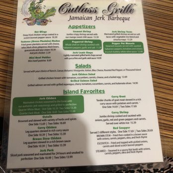 Cutlass Grille - Menu - Caribbean Near Me - Chesapeake, Virginia