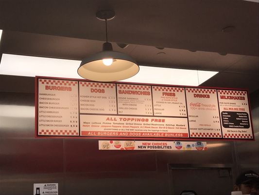 Menu photo 2 Five Guys Mililani, HI Menu photo 2 Five Guys Mililani, HI