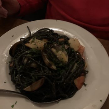 Angelo's Restaurant - Black Seafood Spaghetti - Italian Near Me - Bellevue, Washington Angelo's Restaurant - Black Seafood Spaghetti - Italian Near Me - Bellevue, Washington