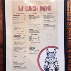 Local Junction - Lunch Menu