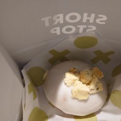 Shortstop Coffee & Donuts - Ricotta cheesecake donut.