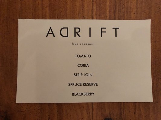 Menu photo 4 Adrift White Stone, VA Menu photo 4 Adrift White Stone, VA