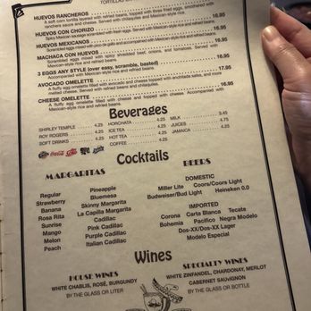 La Capilla Mexican Restaurant - Menu - Mexican Near Me - Torrance, California