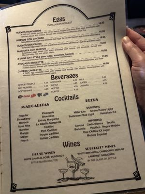 Menu photo 4 La Capilla Mexican Restaurant Torrance, CA