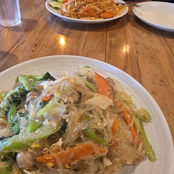 Thai Norcross - Pad woon sen and disappointing fried rice - Thai Near Me - Norcross, Georgia