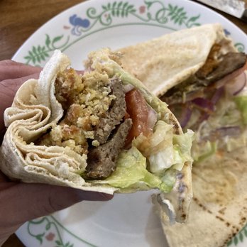 Pauly's Pocket - Combo pocket with gyro and falafel. Delicious. - Sandwiches Near Me - Durham, New Hampshire