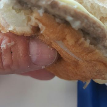 White Castle - The meat looks like fried bologna - Fast Food Near Me - Michigan City, Indiana White Castle - The meat looks like fried bologna - Fast Food Near Me - Michigan City, Indiana