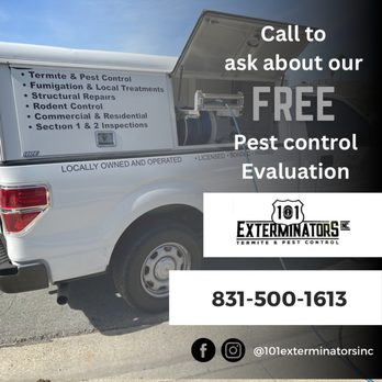 101 Exterminators - Pest Control Near Me - Salinas, California 101 Exterminators - Pest Control Near Me - Salinas, California