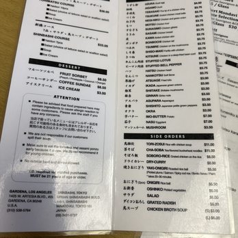 Torimatsu - Menu 3/24/24 - Japanese Near Me - Gardena, California Torimatsu - Menu 3/24/24 - Japanese Near Me - Gardena, California