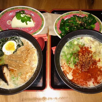 RAMEN-SAN - Tonkotsu Ramen & Pork Belly Mantou / Spicy Miso & side of Chinese Broccoli - Ramen Near Me - Chicago, Illinois RAMEN-SAN - Tonkotsu Ramen & Pork Belly Mantou / Spicy Miso & side of Chinese Broccoli - Ramen Near Me - Chicago, Illinois