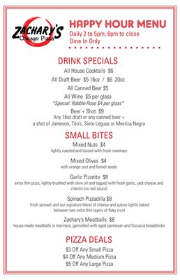 Menu photo 8 Zachary's Chicago Pizza Oakland, CA Menu photo 8 Zachary's Chicago Pizza Oakland, CA