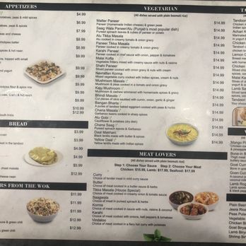 Tandoori Vibes - the menu for the restaurant - Indian Near Me - San Diego, California Tandoori Vibes - the menu for the restaurant - Indian Near Me - San Diego, California
