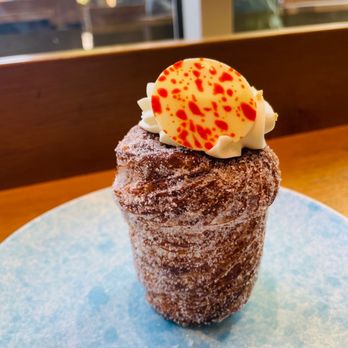 Nemesis Coffee - Apricot and white chocolate Cruffin - Cafes Near Me - Vancouver, British Columbia Nemesis Coffee - Apricot and white chocolate Cruffin - Cafes Near Me - Vancouver, British Columbia