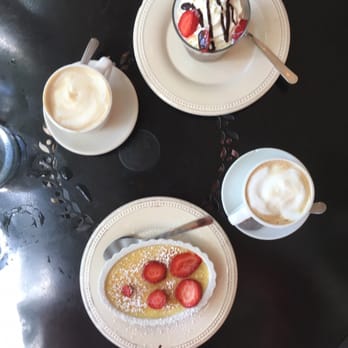 Le Bistro - Cappuccino, Creme Bruleè, and chocolate mousse - French Near Me - Roswell, Georgia