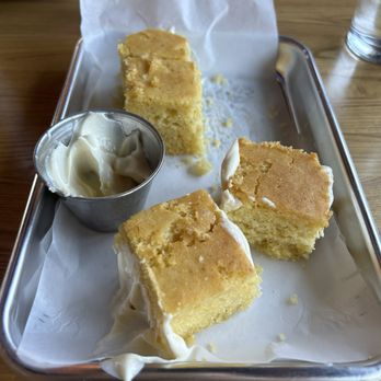Honor BBQ - Cornbread with honey butter - Barbeque Near Me - Las Vegas, Nevada Honor BBQ - Cornbread with honey butter - Barbeque Near Me - Las Vegas, Nevada