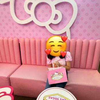Hello Kitty Cafe - Seating section at Hello Kitty Cafe. - Themed Cafes Near Me - Las Vegas, Nevada