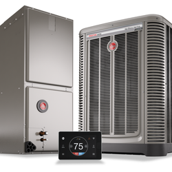 Coastal Temp Heating & Cooling - This Rheem 20 SEER HP system is first class!