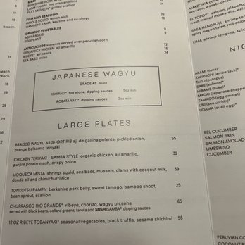 Sushisamba - Menu - Asian Fusion Near Me - Las Vegas, Nevada Sushisamba - Menu - Asian Fusion Near Me - Las Vegas, Nevada
