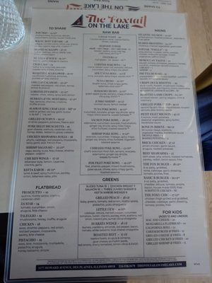 Menu photo 2 The Foxtail on the Lake Des Plaines, IL Menu photo 2 The Foxtail on the Lake Des Plaines, IL