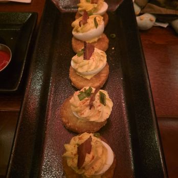 The Edison - $15 Deviled Eggs - Cocktail Bars Near Me - Lake Buena Vista, Florida The Edison - $15 Deviled Eggs - Cocktail Bars Near Me - Lake Buena Vista, Florida