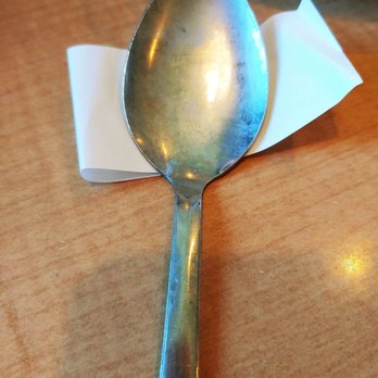 IHOP - Dirty spoon, still with soap scum from dishwasher. - American Near Me - Lancaster, Pennsylvania
