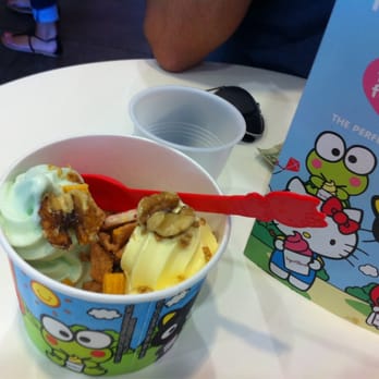 Yogurtland - Pistachio and mango!! - Ice Cream & Frozen Yogurt Near Me - Irvine, California