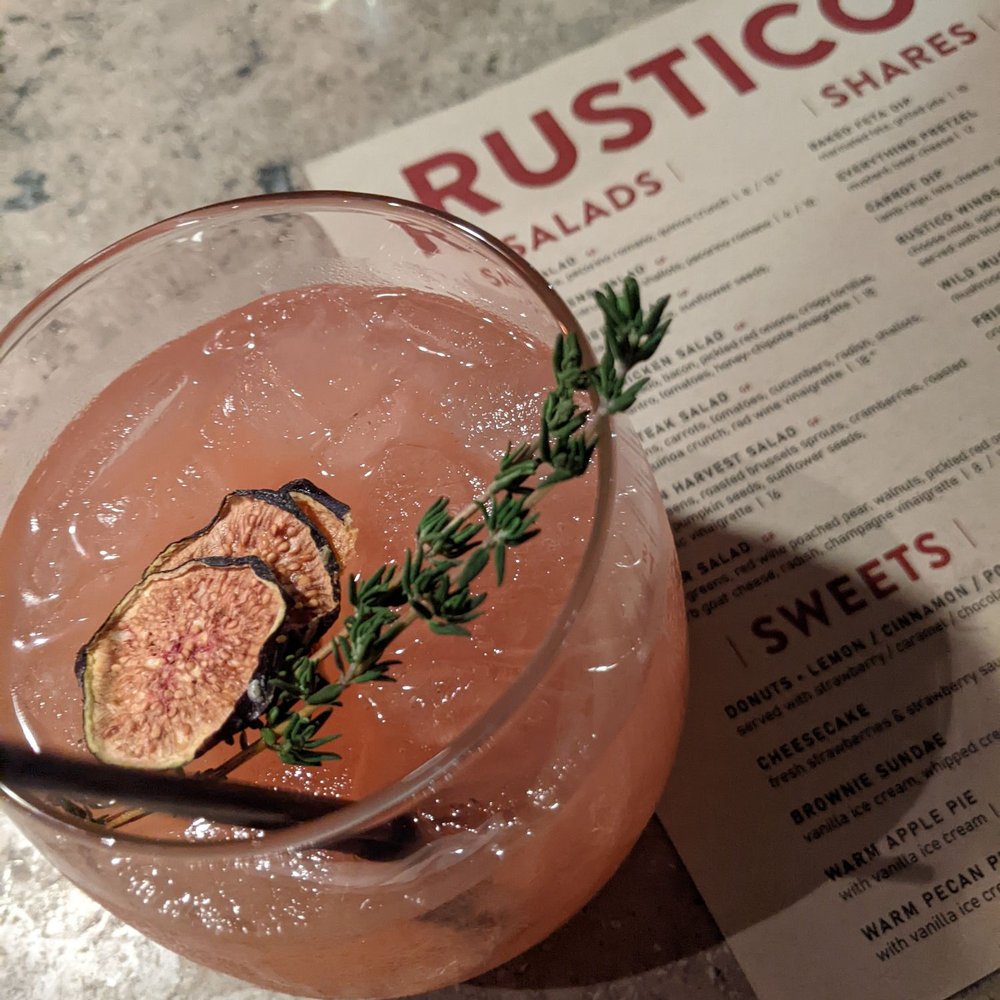 Rustico - A figgy (and rum-filled) cocktail for December - New American Near Me - Alexandria, Virginia Rustico - A figgy (and rum-filled) cocktail for December - New American Near Me - Alexandria, Virginia
