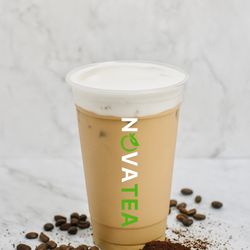 NOVATEA - Vietnamese house coffee ( Viet coffee, condensed milk, half n half milk, salted cream foam)
