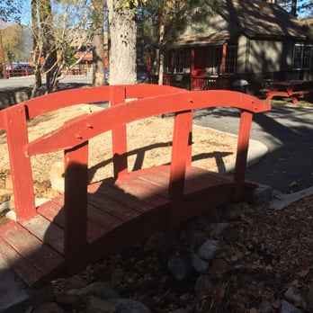 Big Bear Frontier - Cute little bridge - Hotels Near Me - Big Bear Lake, California