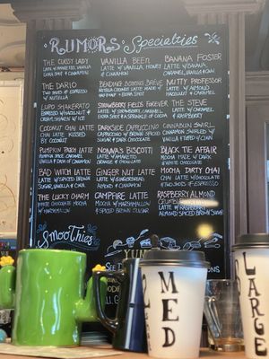 Menu photo 2 Rumors Coffeehouse Danbury, CT Menu photo 2 Rumors Coffeehouse Danbury, CT