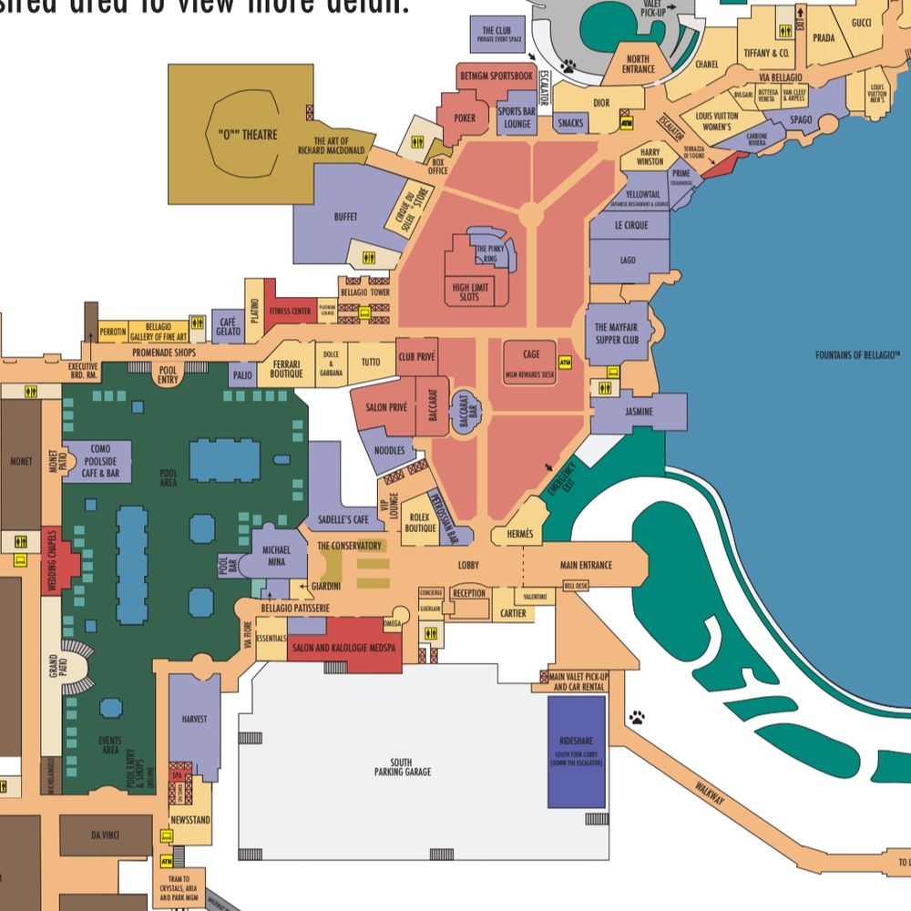 Bellagio - map - Hotels Near Me - Las Vegas, Nevada