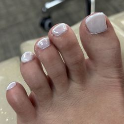 T & D Nail Salon - My toes had polish all over them and under my toes!!!