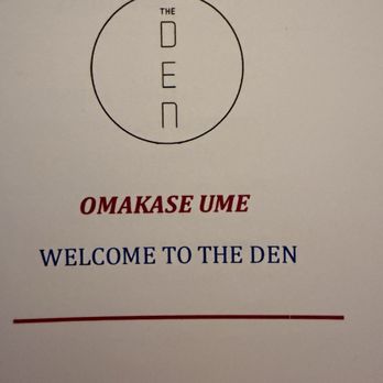 The Den - Menu - Sushi Bars Near Me - Miami Beach, Florida