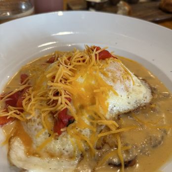 Frothy Monkey - Loaded Biscuits and Chorizo Gravy - Coffee & Tea Near Me - Nashville, Tennessee
