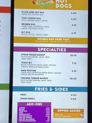 Menu photo 1 NYC Burgers & Dogs Thackerville, OK
