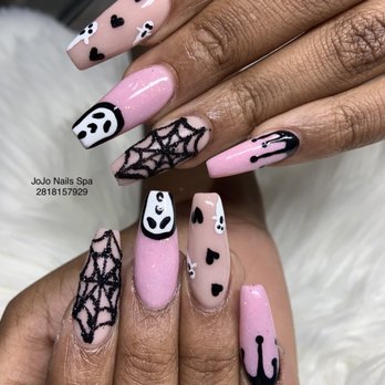 Jojo Nails Spa - Halloween Nails... - Nail Salons Near Me - Cypress, Texas