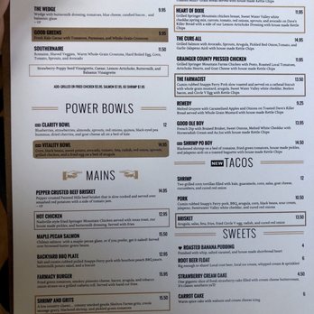 Farmacy - Menu - Southern Near Me - Knoxville, Tennessee Farmacy - Menu - Southern Near Me - Knoxville, Tennessee