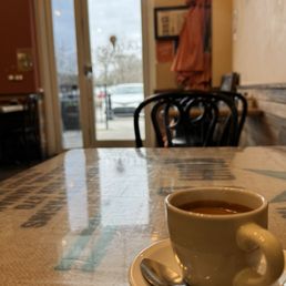 a cup of coffee
