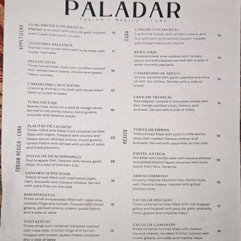 Paladar Fusion Mexico Cuba - Menu - Cuban Near Me - San Antonio, Texas Paladar Fusion Mexico Cuba - Menu - Cuban Near Me - San Antonio, Texas