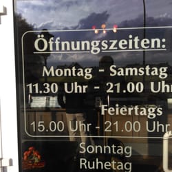 Rastgrill - Die öffnungszeiten