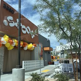 Outside grand opening event