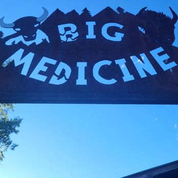 Big Medicine - Big Medicine sign above walkway to pool. - Alternative Medicine Near Me - Hot Springs, Montana Big Medicine - Big Medicine sign above walkway to pool. - Alternative Medicine Near Me - Hot Springs, Montana