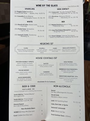 Menu photo 1 Mentone Aptos, CA