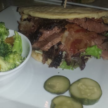 Bleu House - Brisket nanwhich with broccoli salad as a side. Yumm! - Sandwiches Near Me - Norcross, Georgia Bleu House - Brisket nanwhich with broccoli salad as a side. Yumm! - Sandwiches Near Me - Norcross, Georgia