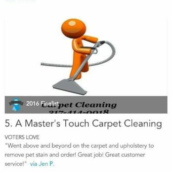 A Master's Touch Carpet Cleaning - We were placed in the top 5 of the Indy A-List in 2016. - Carpet Cleaning Near Me A Master's Touch Carpet Cleaning - We were placed in the top 5 of the Indy A-List in 2016. - Carpet Cleaning Near Me
