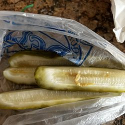 Steck's North Deli - nice rotten pickle i received today