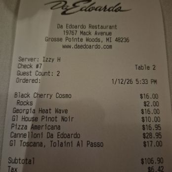 Da Edoardo - Grosse Pointe - Italian Near Me - Grosse Pointe Woods, Michigan