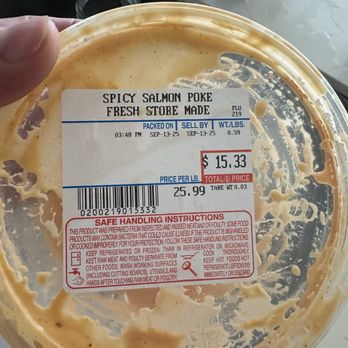 Valley Farm Market - Spicy Salmon Poke - Public Markets Near Me - La Jolla, California